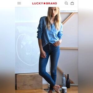 Lucky Brand High Rise Bridgette Skinny Jean